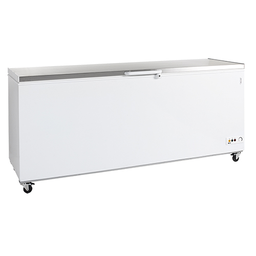 Congélateur coffre dessus inox 600 L