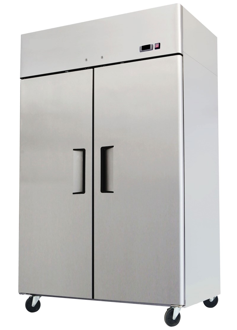Armoire réfrigérée inox 2 portes 900L