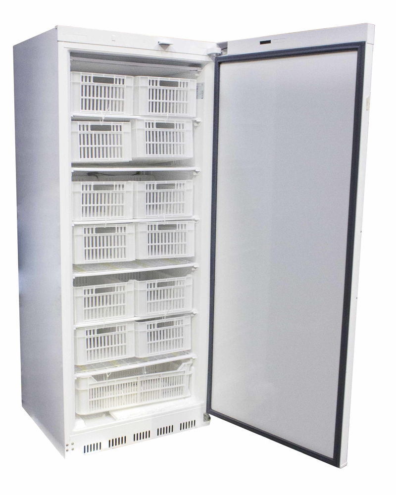 Armoire blanche négative 600 L + paniers