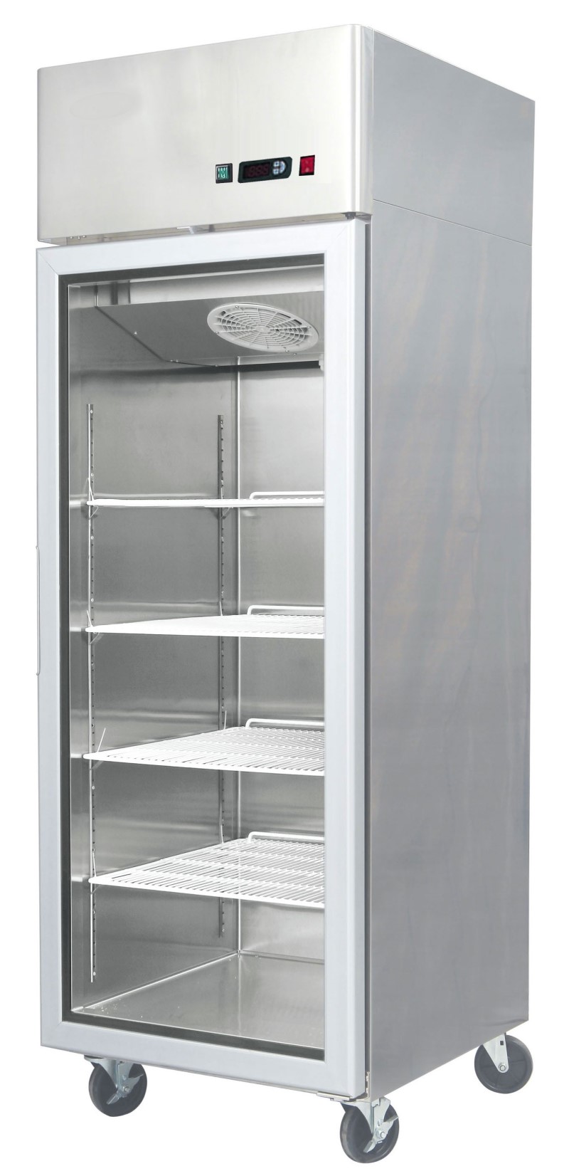 Armoire vitrée 1 porte 450L